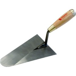 Truelle Lisseuse Bout Rond Soudee 18Cm Manche Bois - Taliaplast - 430801