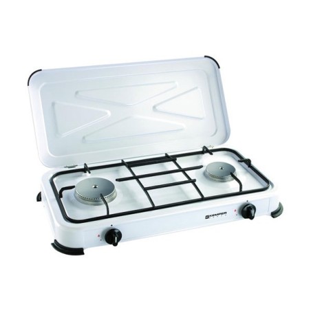 Réchaud 2 Feux avec Couvercle - KEMPER - 104981