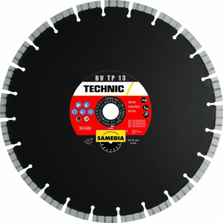Disque diamant Béton BV TP 13 Ø300 - Samedia - 313404