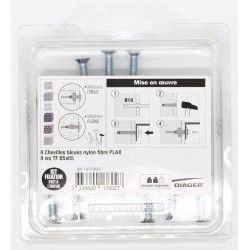 Kit fixation prêt à l'emploi - Mobilier suspendu - DIAGER - FKITFIX007