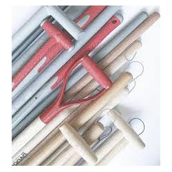 MANCHE BOIS balai coco AVEC vis 24 x 1200mm - Muller - 201225