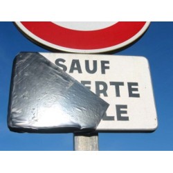 Masquage Panneau de signalisation 50MLx200MM "BATICACHE" - LIMA - L82090200