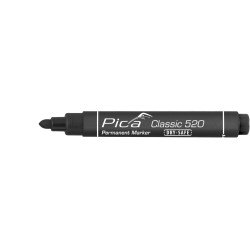 Marqueur permanent noir pointe ogive 1-4mm - Pica Marker - 520/46