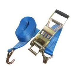 Sangle arrimage 50mm TMU 2000 Bleu - 2 crocs doubles - Levac - 4572AA09