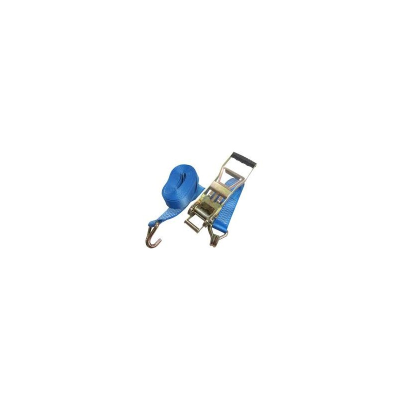 Sangle arrimage 50mm TMU 2000 Bleu - 2 crocs doubles - Levac - 4572AA09