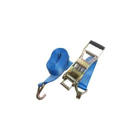 Sangle arrimage 50mm TMU 2000 Bleu - 2 crocs doubles - Levac - 4572AA09