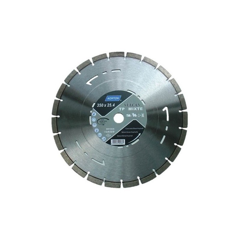 Disque diamant  Multi-Matériaux Vulcan TP Mixte - Norton - 7018464170