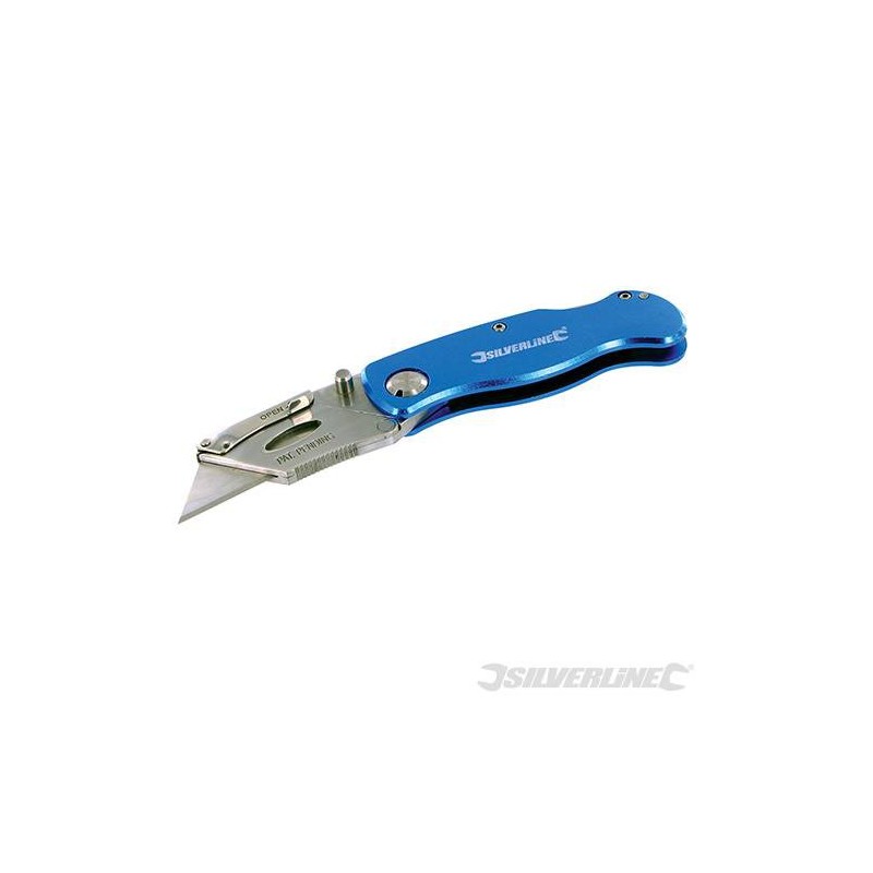 Cutter pliant et 10 lames - Silverline - 290192