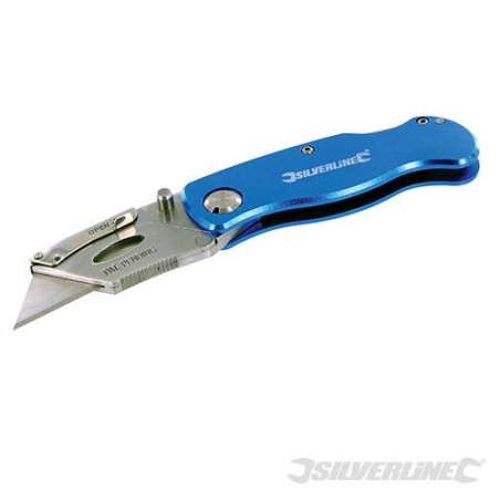 Cutter pliant et 10 lames - Silverline - 290192
