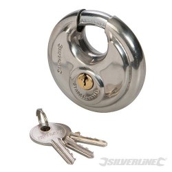 Cadenas circulaire en acier inoxydable 70mm - Silverline - 292707