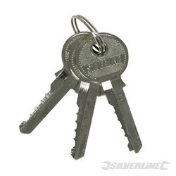 Cadenas circulaire en acier inoxydable 70mm - Silverline - 292707