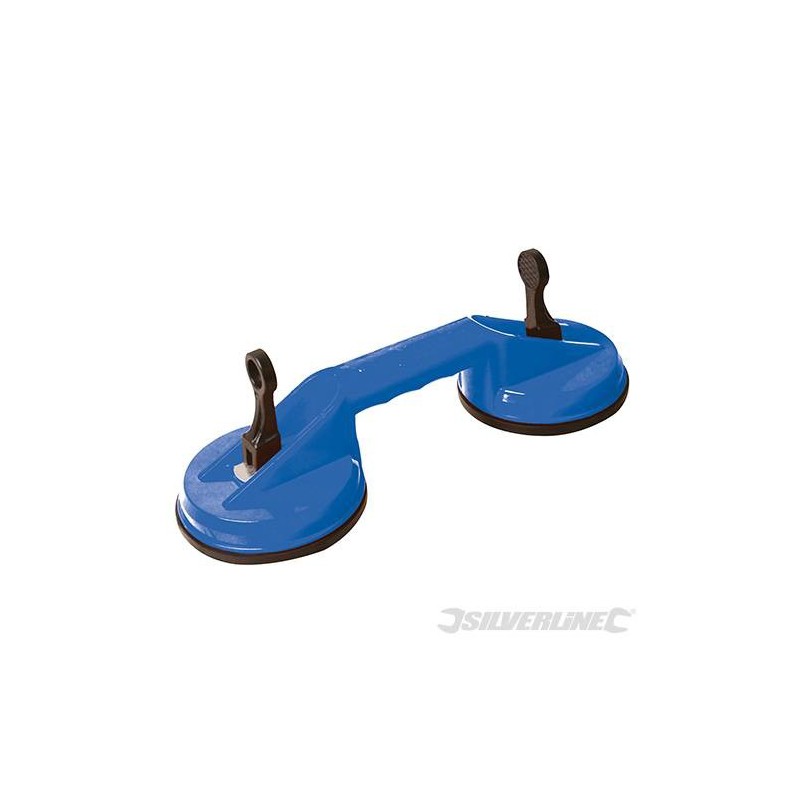 Ventouse double 70Kg - Silverline - 675088
