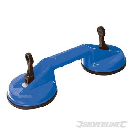 Ventouse double 70Kg - Silverline - 675088