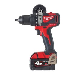 Perceuse à percussion 18V livrée avec 2 batteries 4Ah Li-Ion - MILWAUKEE - M18 BLPD2-402X