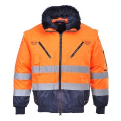 Blouson Pilote 3 en 1 haute visibilité - Portwest - PJ50