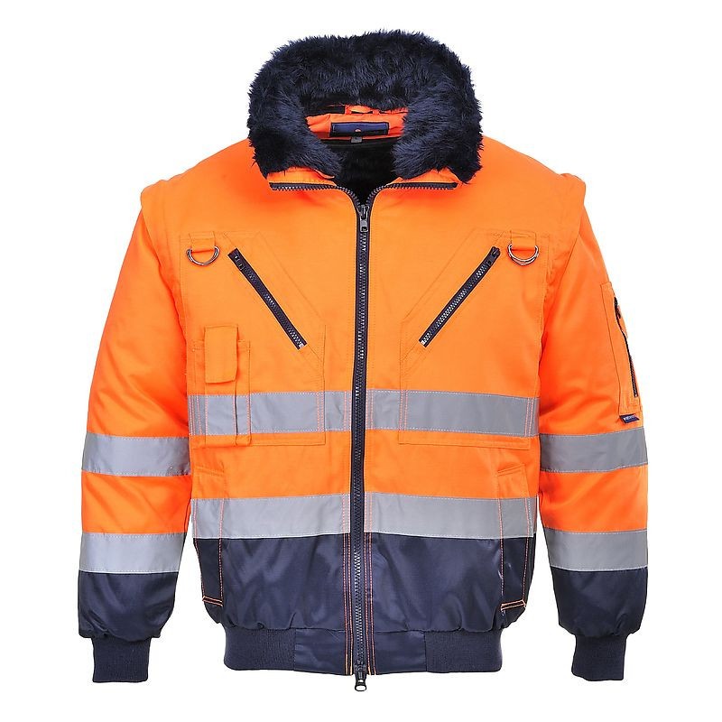 Blouson Pilote 3 en 1 haute visibilité - Portwest - PJ50