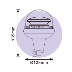 Gyrophare LED sur tige rigide - Transaxe - AR000374