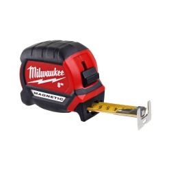 Mètre ruban 8M premium - MILWAUKEE - 4932464600