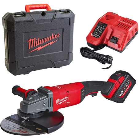 Meuleuse d'Angle FUEL 18V  /12Ah / 230mm / DMS - M18 FLAG230XPDB-121C - MILWAUKEE - 4933464115