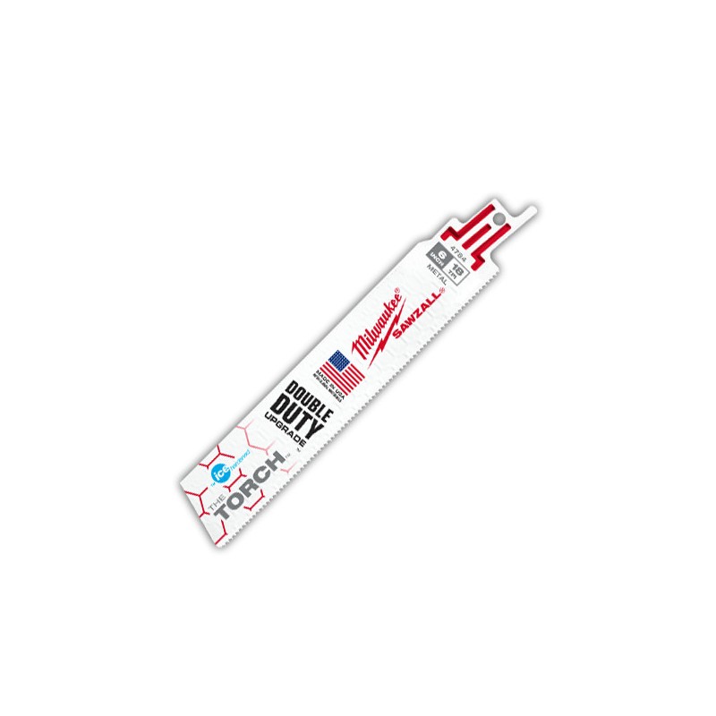 Lame scie sabre Torch I. Edge 230 mm - 5 pièces - MILWAUKEE - 48004713