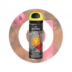 Traceur de chantier hautement fluorescente [12 mois] - Soppec - FLUO TP