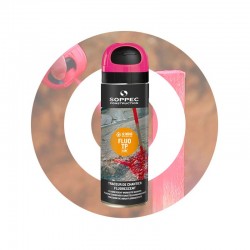 Traceur de chantier hautement fluorescente [12 mois] - Soppec - FLUO TP