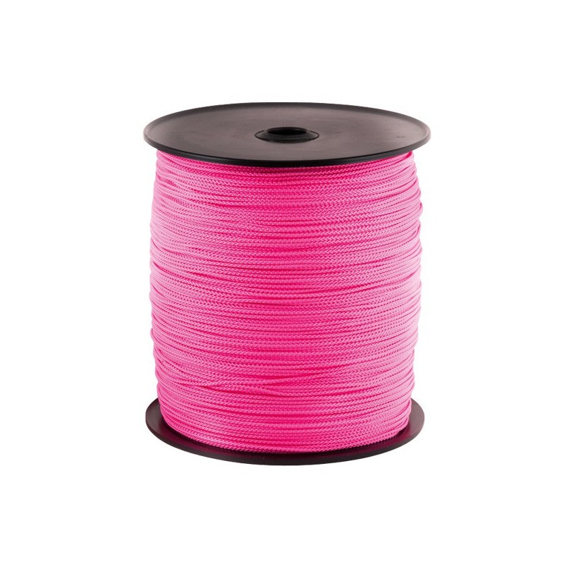 Cordage Polypropylène Tréssé Fluo (Drisse) en bobine de 1000M - Levac - 3115BR10