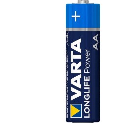 Piles LR06 Long Life Power 4 alcalines AA - Varta - 4906