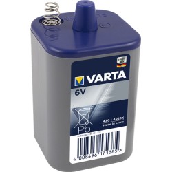 Pile Saline 6V 4R25 plastique à ressort - Varta - 430