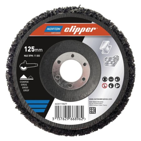 Décap Express métal et rouille Ø 125 mm -  Norton - 66261118477