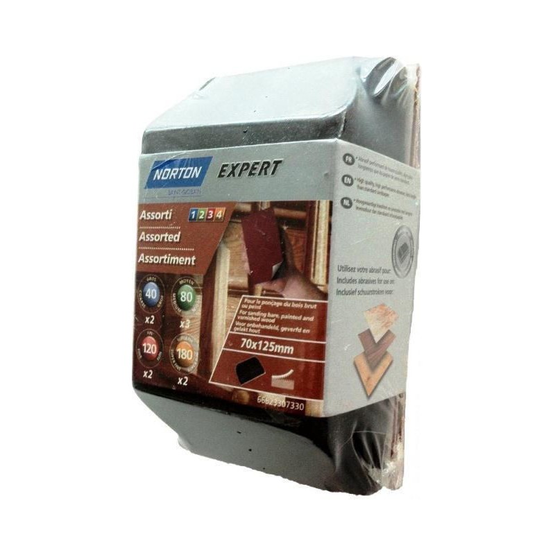 Câle à poncer Norgrip 70x125 mm - Norton - 66261131056