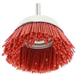Brosse coupe en nylon 75mm pour perçeuse -  Norton - 69957365141
