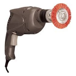 Brosse circulaire en nylon 75mm pour perçeuse -  Norton - 69957365139