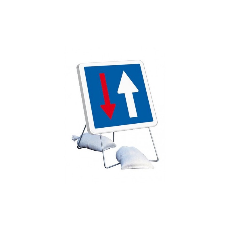 Panneau de signalisation CK18 700mm classe 1 avec support - Nadia - 070.1.CK18.PS