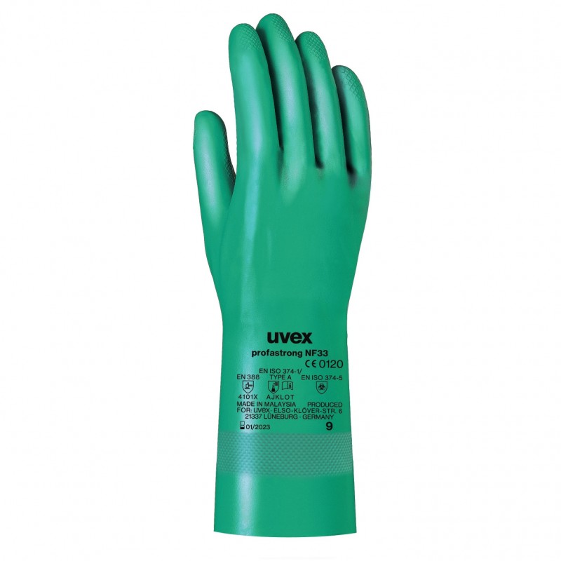 Gant de protection contre les produits chimiques - Uvex - profastrong NF33