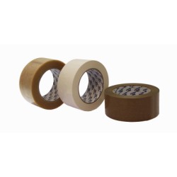 Rubans adhésifs polypropylène silencieux Havane 48mm x 100M - LIMA - 334-A0048