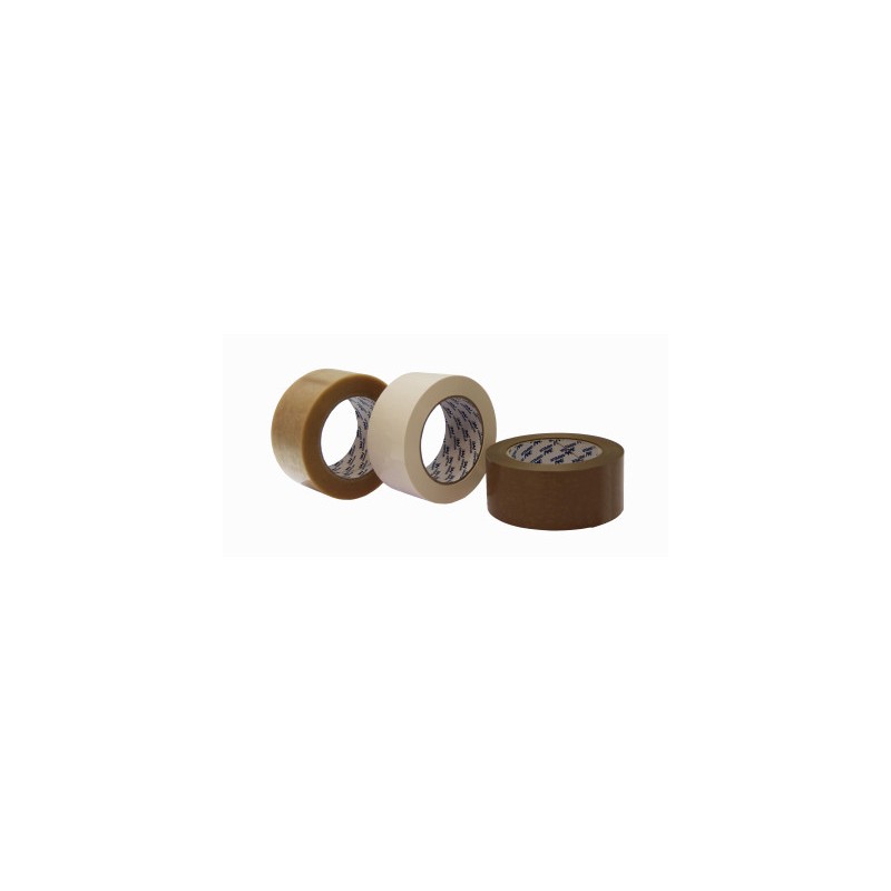 Rubans adhésifs polypropylène silencieux Havane 48mm x 100M - LIMA - 334-A0048