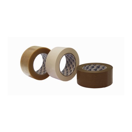 Rubans adhésifs polypropylène silencieux Havane 48mm x 100M - LIMA - 334-A0048
