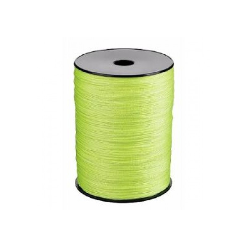 Cordage Polypropylène Tréssé Fluo Jaune (Drisse) en bobine de 200M - Levac - 3115BJ02