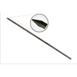 Fiche paveur "Piquet de chantier" diamètre 14mm - longueur 1M - Tempo Grille - FICHEPAVEUR14