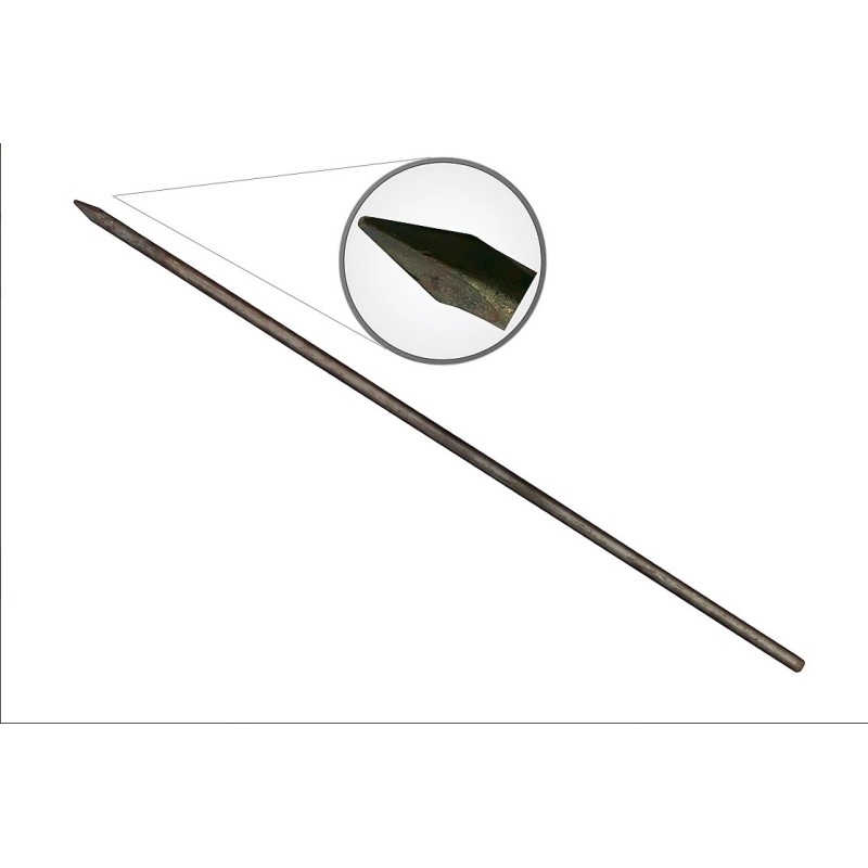 Fiche paveur "Piquet de chantier" diamètre 14mm - longueur 1M - Tempo Grille - FICHEPAVEUR14