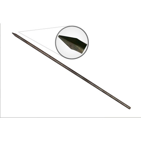 Fiche paveur "Piquet de chantier" diamètre 14mm - longueur 1M - Tempo Grille - FICHEPAVEUR14