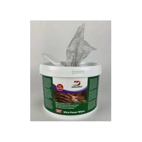 Pot de 100 lingettes Ultra Power Wipes - Dreumex - 20601001001