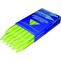 Boite de 12 craies hexagonale Rouge L.120mm - Forges de Magne - 388063