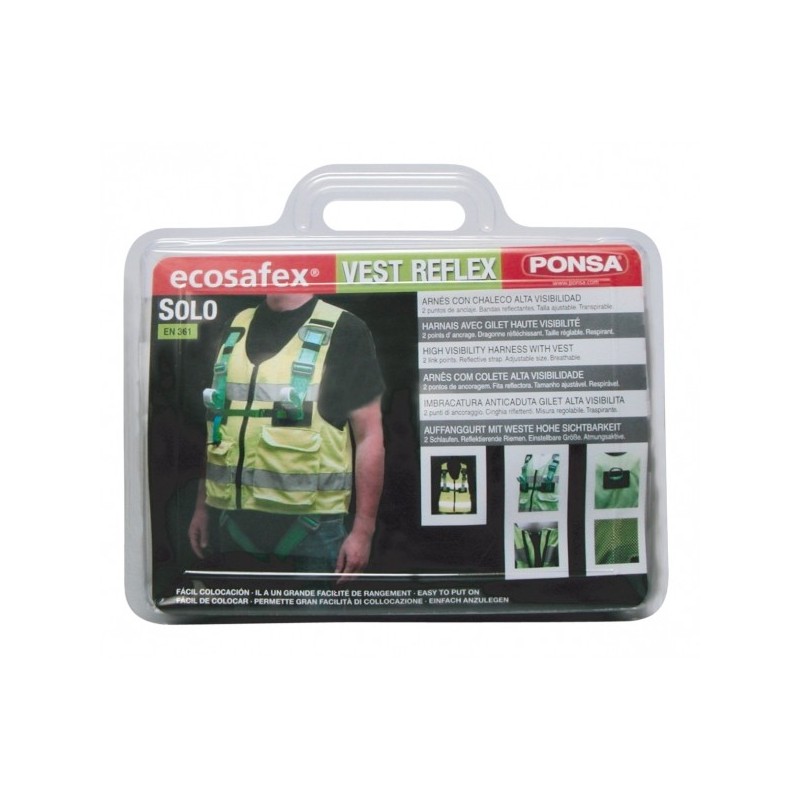 Kit Harnais avec gilet non détachable - Ponsa - VEST REFLEX