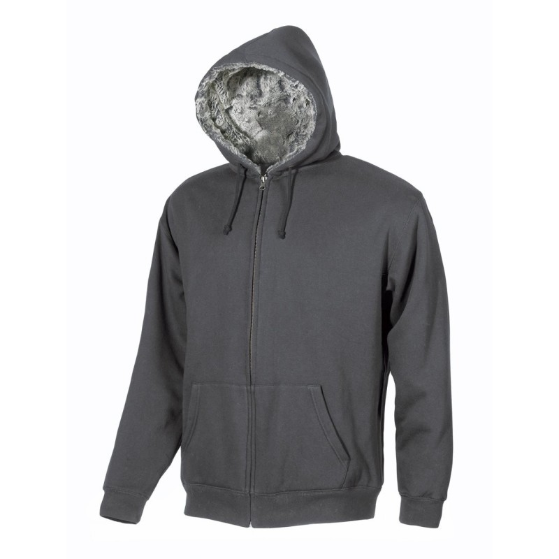 Gilet sweat de travail FUR Gris météorite - U-Power - EY038GM