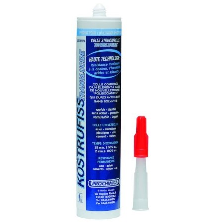 Colle structurelle universelle extra puissante 310ml - Prochimica - Kostrufiss Translucide