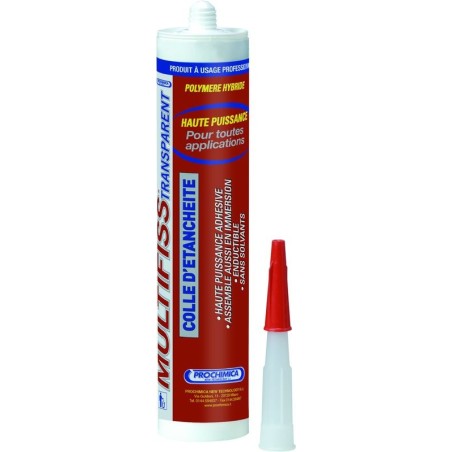 Colle d’étanchéité translucide 290ml - Prochimica - Multifiss