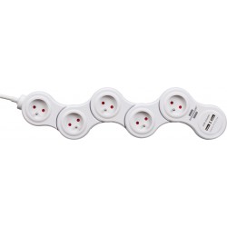 Multiprise Vario Power Blanche, modulable - Brennenstuhl - 115535210