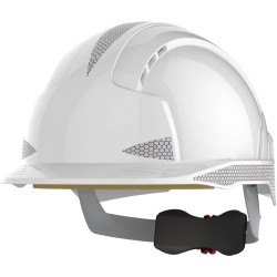 Casque à cliquet JSP AJB170-400-100 EVOLite CR2, avec aérations, blanc - JSP - AJB170–400–100